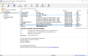 Advanced MBOX Viewer screenshot