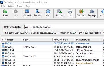 GetNetworkInfo screenshot