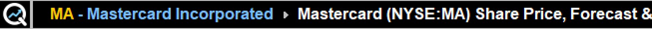 Stock News Ticker symbol and headline